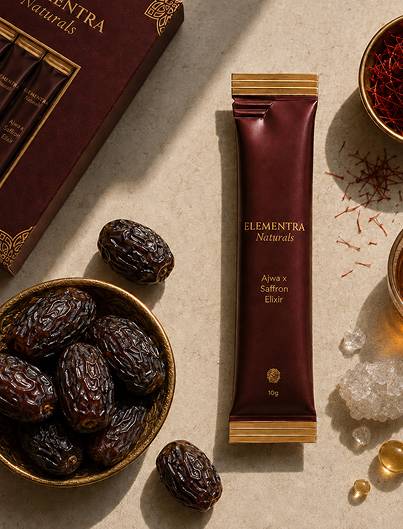 Ajwa × Saffron
Elixir